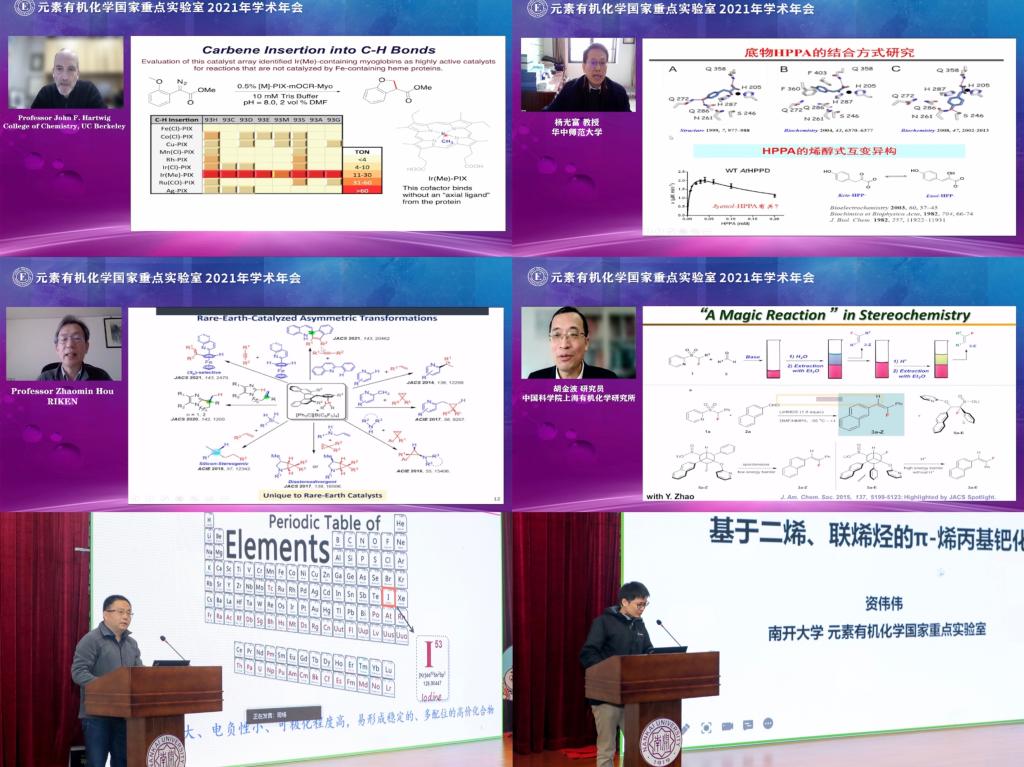 The 2021 Annual Conference of the State Key Laboratory of Elemento-organic Chemistry was held successfully